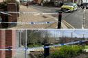 Pictures from scenes of Hither Green and Wandsworth stabbings