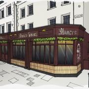 Artist's impression of Nancy Spains which opens in Curtain Road Shoreditch on March 15