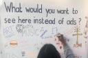 The public was asked what they would like to see replace the digital adverts