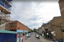The fire broke out in a mid-terraced shop in Sandringham Road, Dalston