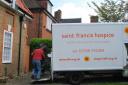 Thieves stole the van from a hospice which helps seriously ill residents, prompting an appeal for its whereabouts.