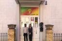 London Assembly Member Sem Moema (left) with co-chair of the Kurdish Assembly of the UK, Elif Sarican, at the Halkevi Kurdish and Turkish Community Centre on Saturday (March 19)