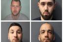 Clockwise from L- David Kelly, Alan Kelly, Lewis Sokhi and Corrie Moroney jailed for a total of 39 years