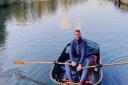 Glenn Tonner, 33, will be rowing 83 miles down the Thames in a homemade boat to raise money for MND Scotland