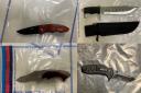 Knives seized by Met officers at London Fields this year.