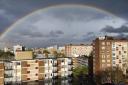A rainbow over Hoxton. Picture: Naomi Clark