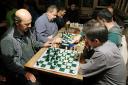 Players at Hackney Chess Club, which has won club of the year from the English Chess Federation, at the Rochester Castle Pub in Stoke Newington High Street (Picture: Dieter Perry)