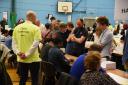 The Hackney council elections taking place at the Britannia Leisure Centre
