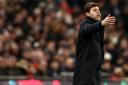 Tottenham Hotspur manager Mauricio Pochettino gestures on the touchline (pic: John Walton/PA Images).
