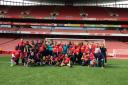 Arsenal in the Community 'day of football' at Emirates Stadium