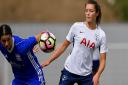 Lauren Pickett in action for Spurs Ladies (pic: wusphotography.com).