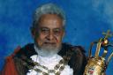 Abdul Mulla, pictured in 2003/4 as speaker of Hackney. Picture: Hackney Council