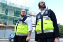 Volunteers from Stamford Hill Shomrim on pro-active patrol in Stamford Hill. Picture: Polly Hancock