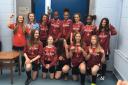 Stoke Newington Girls U14s after their London Cup victory