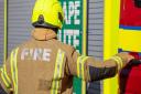 Firefighters were called to the incident alongside police