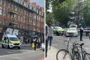 Police have closed Stoke Newington High Street after a man was shot
