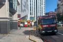 The London Fire Brigade was called to City Road in Shoreditch yesterday (August 23)
