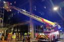 Fire breaks out in high rise under construction in Dalston