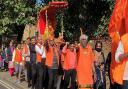 Devotees from the Hindu Sai Baba Temple on Downham Road carried an idol as part of the annual Sai Baba Palkhi procession on October 9.