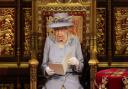 Queen Elizabeth II delivers the speech on May 11