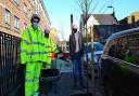 16 new trees were planted in Shacklewell Row by the council's street tree team and its highways contractor Marlborough Highways with the Mayor of Hackney joining officers to help plant the 1,000th street tree to be planted in Hackney since 2018.