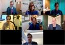 The prince's royal online chat with Homerton staff was joined by chief nurse Catherine Pelley, matron of acute services Alesia Parker, occupational therapist Nazia Ahmad, intensive care sister Debbie Bedassie,  consultant physician and clinical lead for