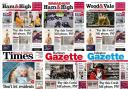 North London front pages, dated September 3, 2020. Picture: Archant