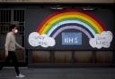 A rainbow  in support of the NHS. Picture: PA Images.