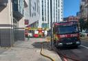 The London Fire Brigade was called to City Road in Shoreditch yesterday (August 23)