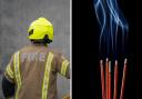 Firefighters have warned of the dangers of leaving incense sticks unattended