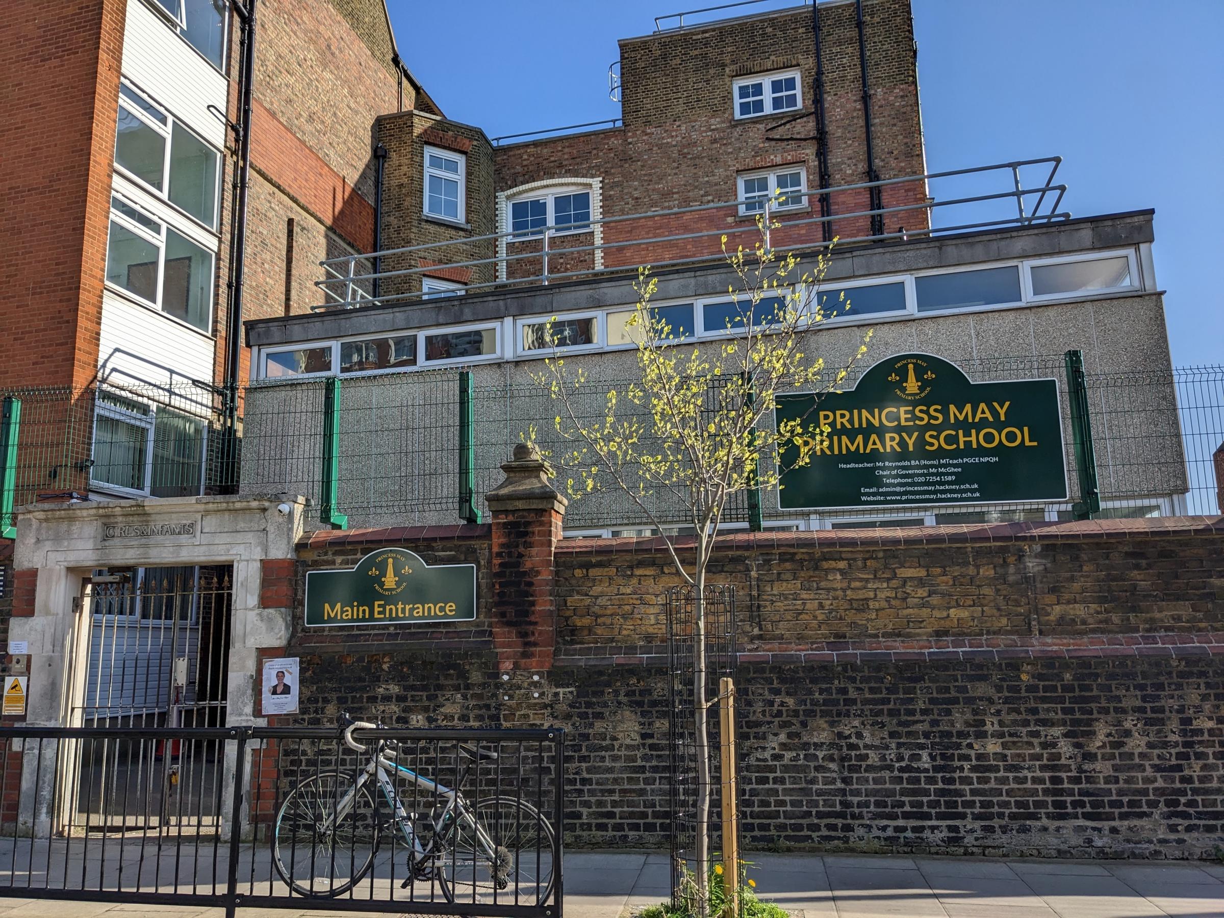 Princess May Primary School, Hackney. Because of falling school rolls Colvestone Primary School could merge with it. Photo: Julia Gregory