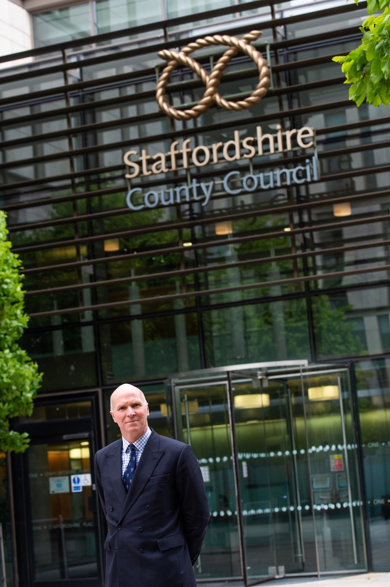 John Henderson, former chief executive of Staffordshire County Council. Pic Staffordshire County Council, free for use by partners of BBC news wire service