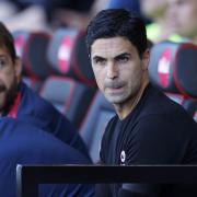 Arsenal manager Mikel Arteta looks on at Bournemouth