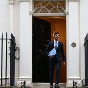 Chancellor of the Exchequer Rishi Sunak leaves 11 Downing Street, London, ahead of delivering his one-year Spending Review in the House of Commons.