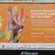 The allyship billboards communicate that those with HIV undergoing effective treatment cannot pass on the virus