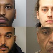 Some of the north London offenders who were jailed in April