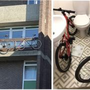 The This is awkward Clean Cities campaign is drawing attention to a need for bike storage in Hackney and Islington