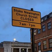 Stoke Newington Church Street has been restricted to through traffic as part of the areas low traffic neighbourhood (LTN)