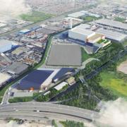 An artist's impression of what the new energy recovery facility could look like
