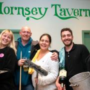 The Hornsey Tavern team get ready for the official opening