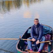 Glenn Tonner, 33, will be rowing 83 miles down the Thames in a homemade boat to raise money for MND Scotland