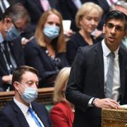 Chancellor of the Exchequer Rishi Sunak delivering his budget to the House of Commons