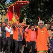 Devotees from the Hindu Sai Baba Temple on Downham Road carried an idol as part of the annual Sai Baba Palkhi procession on October 9.