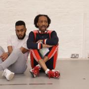 Hayden Mampasi and Dior Clarke in rehearsals for Passion Fruit