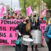 Local people marched across Hackney in May demanding the council fully divest from fossil fuels.