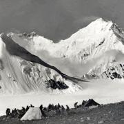 Everest at 20,000 feet above sea level on the last day of the 1921 expedition.
