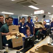 Staff at Homerton Hospital are grateful for the gifts donated by the public to thank them for their work battling the coronavirus. Picture: Homerton Hospital