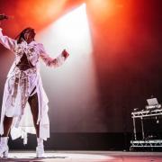 Kelela at All Points East in Victoria Park. Picture: Jordan Curtis Hughes