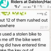 Courier riders are alerting each other to the attacks in a WhatsApp group.