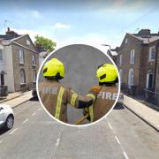 Four fire engines and 25 firefighters attended the blaze in Dericote Road